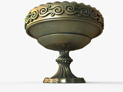 Aztec bowl 3D model