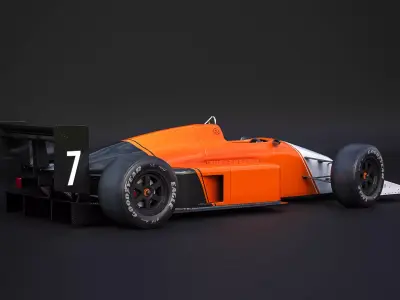 Generic F1 Car - 1980 3D model