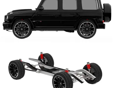 BRABUS G V12 900 3D model