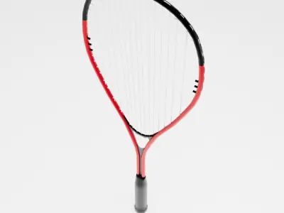 Squash Racquet 3D model