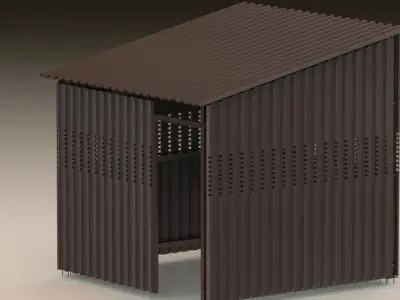 Shed Building 3D model