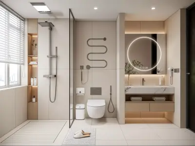 Bathroom 105 3D model