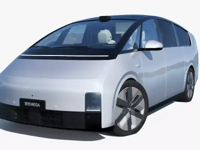 2025 Li Mega Ultra with interior 3D model