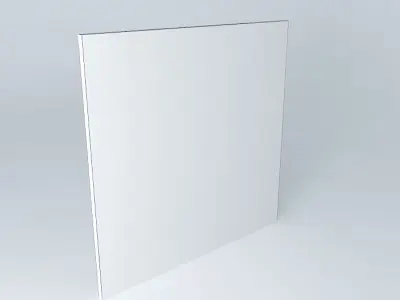White wall Free 3D model