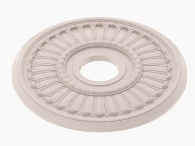Classic Ceiling Medallion 12 3D model