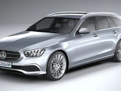 Mercedes-Benz E-Class Estate basic 2021 3D model