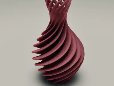 Printable Vase - Flower Pot 3D print model