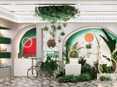  flower shop 3D model