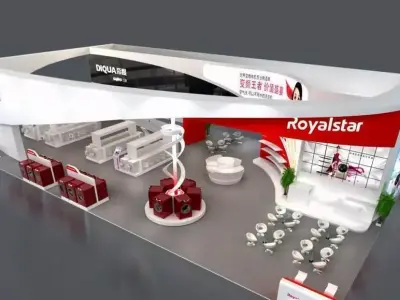 Exhibition - Area -27X15-3DMAX2009-025 3D model