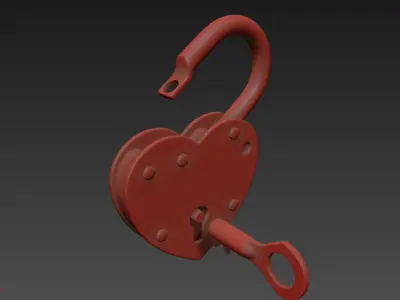 Heart Lock 2 3D model