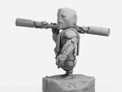 Earth Spirit Chibi - DOTA 2 - 3D Print Collection 3D print model