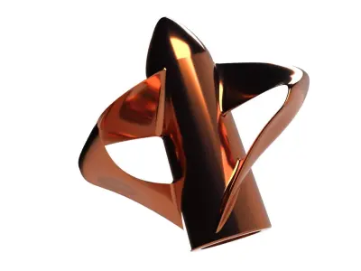 Toroidal propeller for submarines boats and ships 3D print model