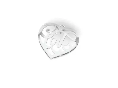 Love Pendant free Download Free 3D print model