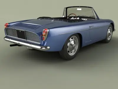 Renault Alpine A110 Convertible 3D model