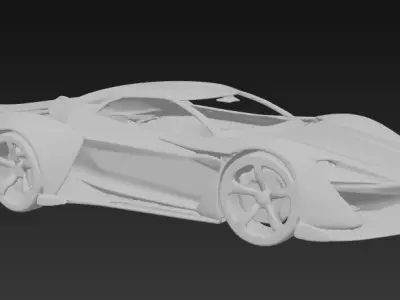 Sport Car 3D Model Series 4 3D print model