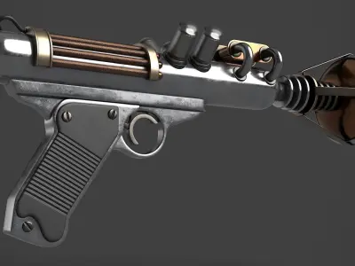 Fantasy Gun 22 3D model