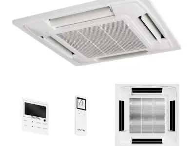 Cassette air conditioner 3D model