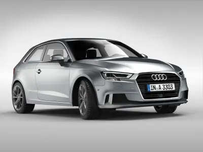 Audi A3 2017 3D model