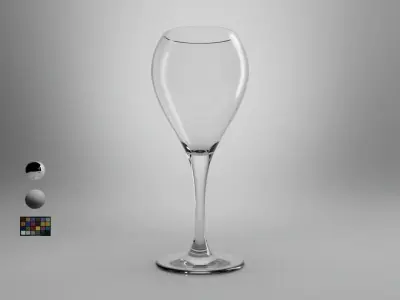 Sauternes Dessert Wine Glass 3D model