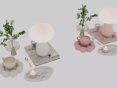Decorative Set Two 3D model