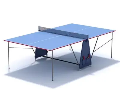Table Tennis Table 3D model