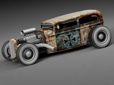 1929  Tudor RatRod  3D model