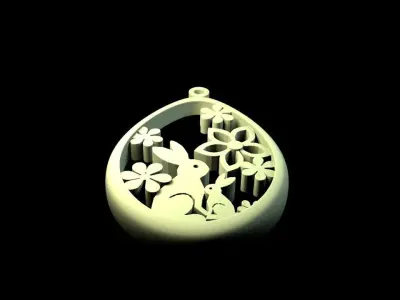 Easter Ornament 3D print model