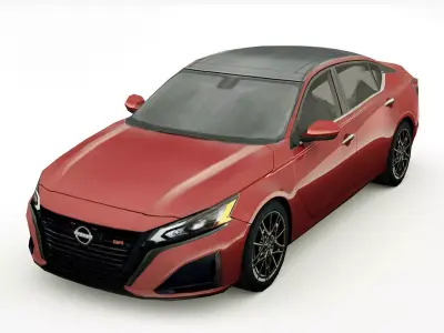 Nissan Altima SR 2023 Low-poly 3D model