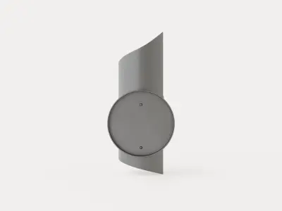 Evie wall lamp - Bronze - IP20 Low-poly 3D model