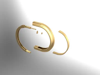 Infinity bracelet 3D print model