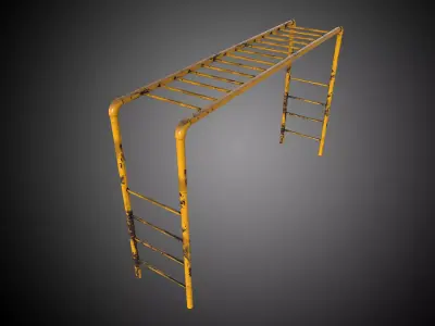 Monkey Bars V1 Low-poly 3D model