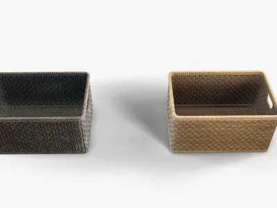 Basket 7 Low-poly 3D model