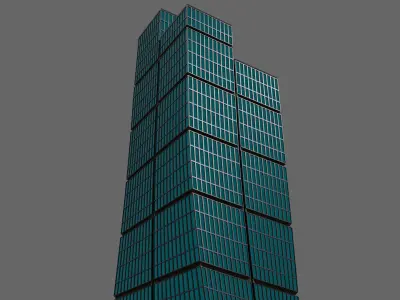 Modular Flow Skyscraper Free 3D model