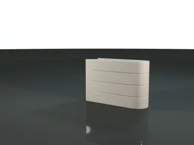 Tecpro Barrier 3D Print 1 is to 18 scale model 3D print model