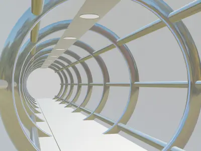 Future tunnel 3D model