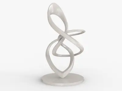 Modern Sculpture Cycloid Complex Decotration  3D print model
