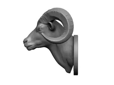 ram head 3D print model