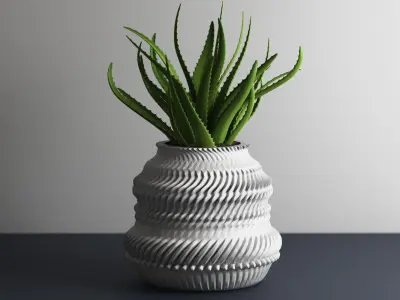 vase pot planter 3d print 873  3D print model