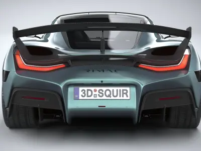 Rimac Nevera R 2025 3D model