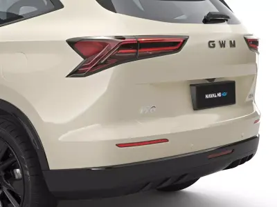 2025 GWM Haval H6 HEV with Interior 3D model
