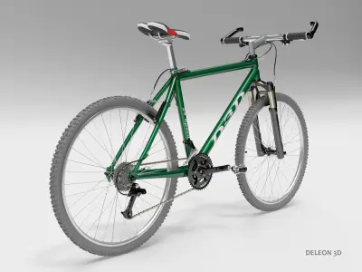 Green Mountain Bike 3D model