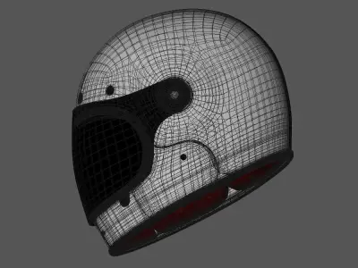 BELL Bulitt Helmet Black 3D model