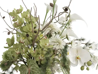 Flower In Vase 75 3D model