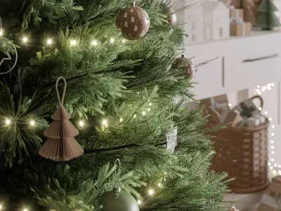 Christmas Decoration Set 01 3D model