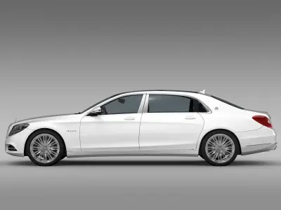 Mercedes Maybach S500 4MATIC X222 2016 3D model