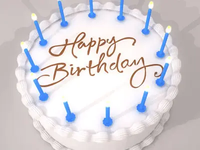 Birthday Cake 3D model