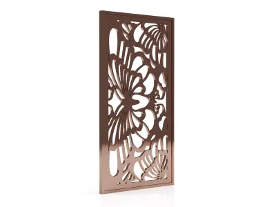 Decorative Pattern CNC Wall Partition 3d Panel 003 Free 3D model