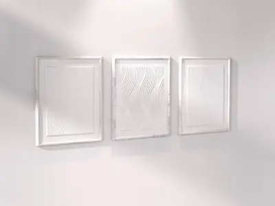 Craft painting frame Free 3D model