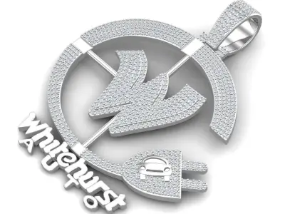Hip Hop WHITEHURST Pendant 3D print model