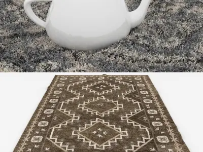 Rugs No 427 Low-poly 3D model